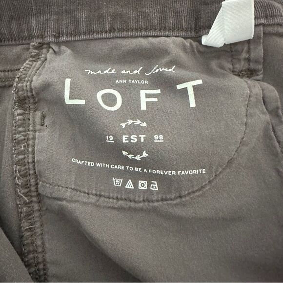 Loft modern skinny brownish corduroy pants size 25/0 - Picture 8 of 9